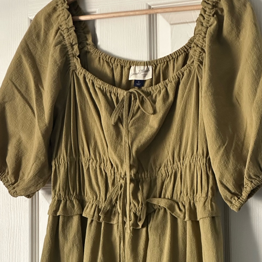 Universal Thread Olive Midi Dress - Picture 3 of 3